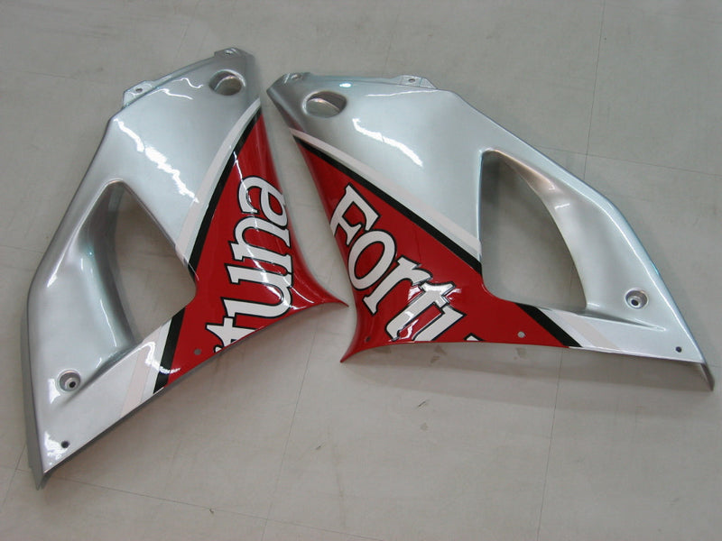 Carenados 1998-1999 Yamaha YZF-R1 Rojo Plata No. 7 Fortuna Racing Generic