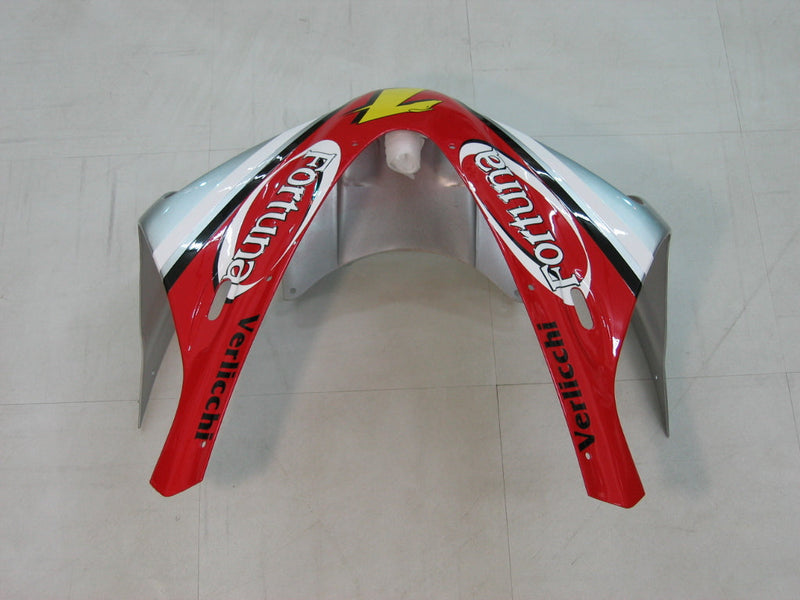 Carenados 1998-1999 Yamaha YZF-R1 Rojo Plata No. 7 Fortuna Racing Generic