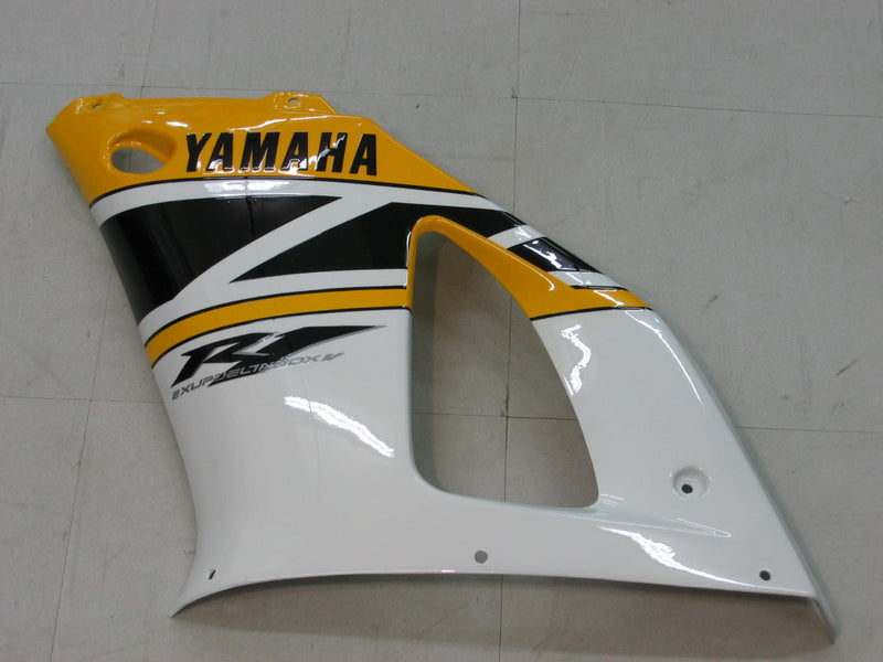 Carenagens 1998-1999 Yamaha YZF-R1 Amarelo Branco Preto R1 Racing Generic