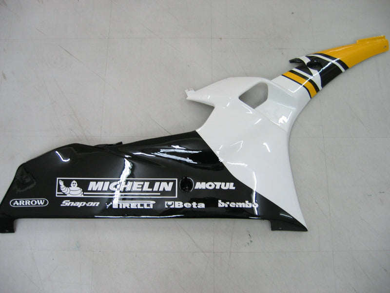 Carenagens 2006-2007 Yamaha YZF-R6 amarelo branco preto Motul R6 genérico