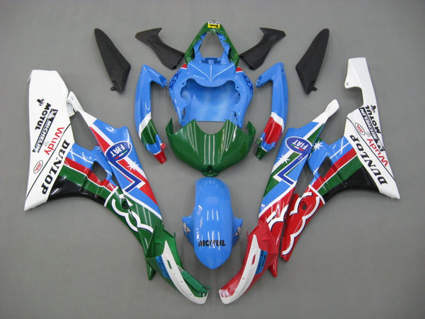 Fairings 2006-2007 Yamaha YZF-R6 Rød Svart R6 Racing Generisk