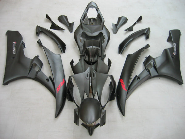 Fairings 2006-2007 Yamaha YZF-R6 Black Matt Bridgestone R6 Racing Generic