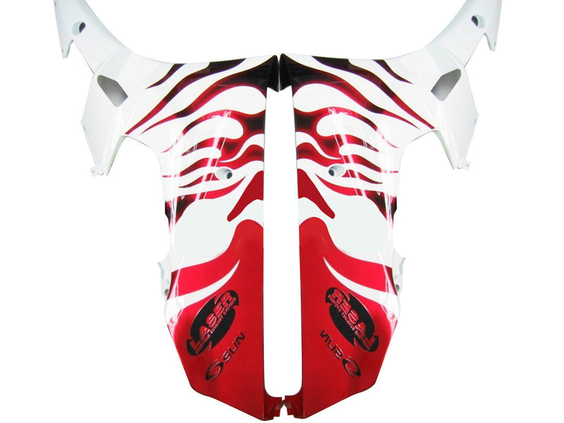 Fairings 2006-2007 Yamaha YZF-R6 White & Red Flame R6 Generic