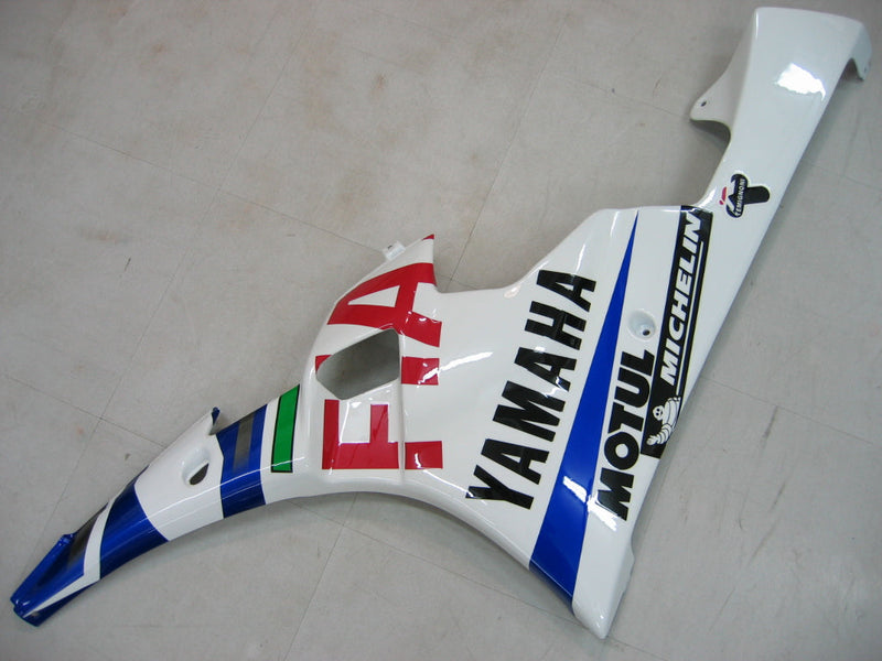 Carenados 2006-2007 Yamaha YZF-R6 Blanco Azul No. 46 FIAT R6 Racing Generic