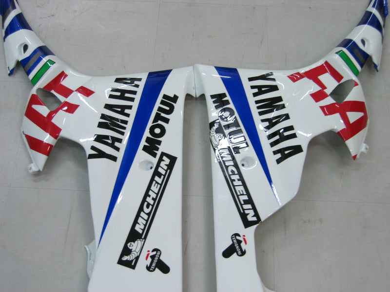 Owiewki 2006-2007 Yamaha YZF-R6 Biały Niebieski Nr 46 FIAT R6 Racing Generic