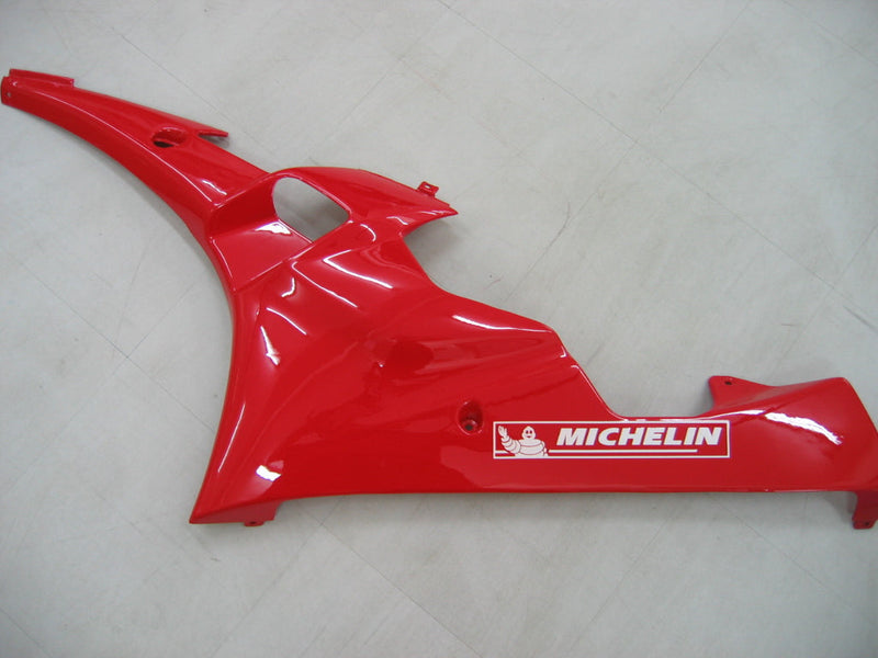 Verkleidungen 2006-2007 Yamaha YZF-R6 Weiß Rot Michelin R6 Racing Generic