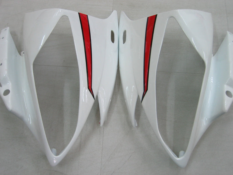 Carenagens 2006-2007 Yamaha YZF-R6 Branco Vermelho Michelin R6 Genérico