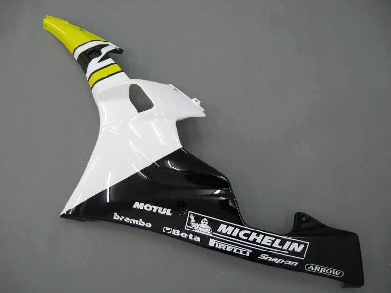 Carenagens 2006-2007 Yamaha YZF-R6 Amarelo Branco Preto R6 Racing Genérico