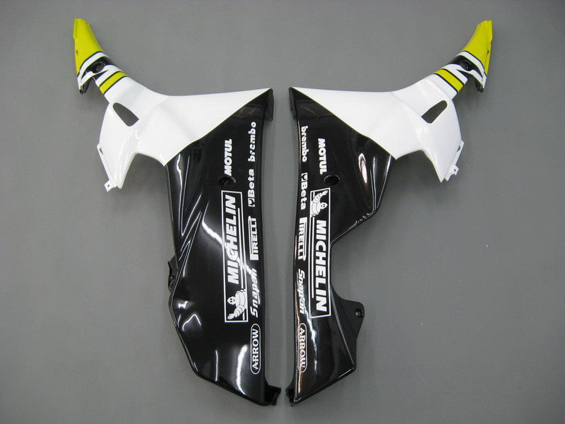 Carenagens 2006-2007 Yamaha YZF-R6 Amarelo Branco Preto R6 Racing Genérico