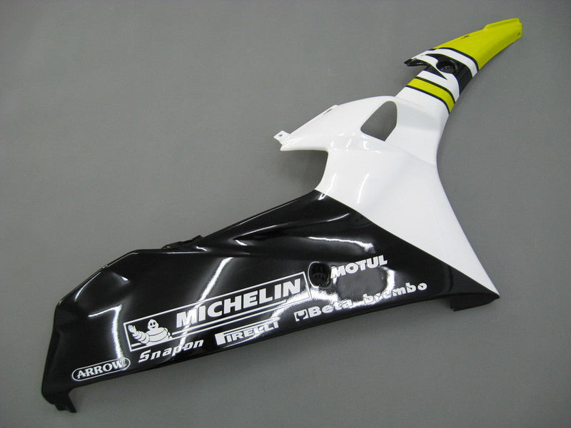 Carenagens 2006-2007 Yamaha YZF-R6 Amarelo Branco Preto R6 Racing Genérico