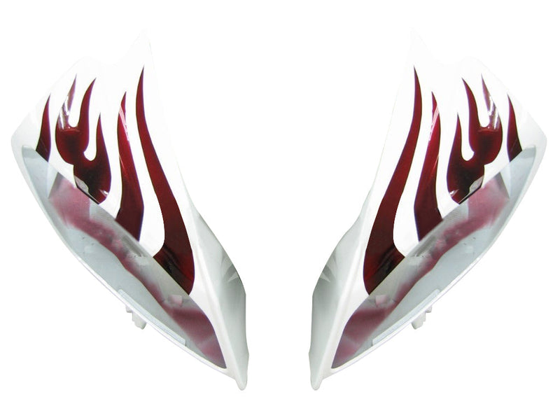 Fairings 2008-2016 Yamaha YZF-R6 White & Red Flame R6 Generic