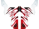 Owiewki 2008-2016 Yamaha YZF-R6 White & Red Flame R6 Racing Generic