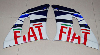 Fairings 1998-2002 Yamaha YZF-R6 White & Blue No. 46 FIAT R6 Generic