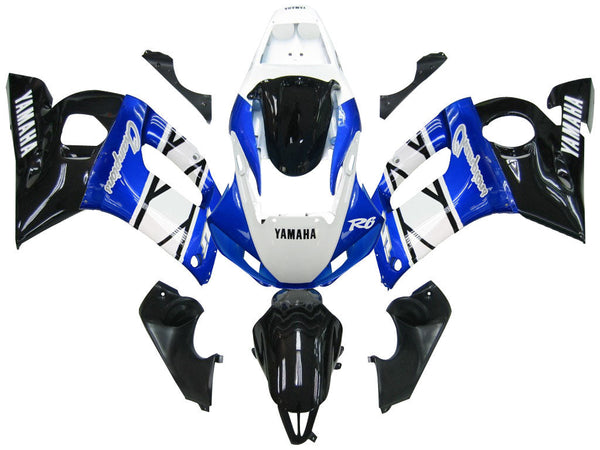 Carenados 1998-2002 Yamaha YZF-R6 Azul Negro Champions R6 Racing Generic