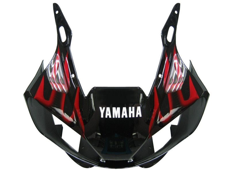 Owiewki 1998-2002 Yamaha YZF-R6 Black & Red Flame R6 Racing Generic