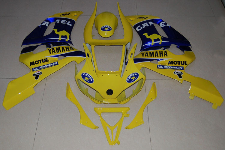 Owiewki 1998-2002 Yamaha YZF-R6 Żółty Niebieski Camel R6 Generic