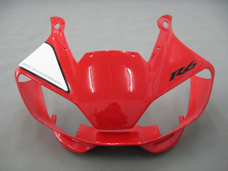 Owiewki 1998-2002 Yamaha YZF-R6 Czerwony Biały Czarny R6 Generic