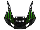 Owiewki 1998-2002 Yamaha YZF-R6 Czarno-zielony płomień R6 Generic