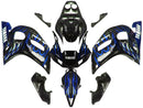 Kapotáž 1998-2002 Yamaha YZF-R6 Black & Blue Flame R6 Racing Generic