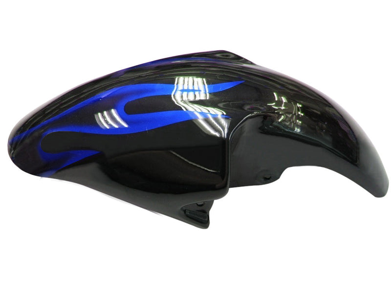 Carenados 1998-2002 Yamaha YZF-R6 Negro y Azul Flame R6 Genérico