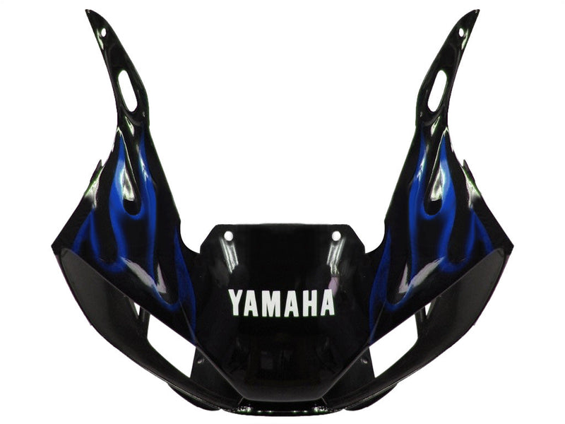 Carenados 1998-2002 Yamaha YZF-R6 Negro y Azul Flame R6 Genérico