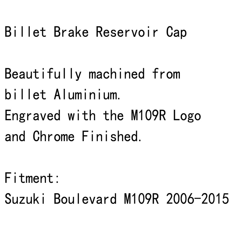Bremsebeholderdeksel for Suzuki Boulevard M109R 109R M109 2006-2015 Chrome Generic