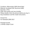 Vordere Bremssattelabdeckung Scheibenbremssattel-Schutzabdeckung für Kawasaki Z900 2017 Generic