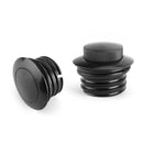2 tampas de tanque pop-up pretas adequadas para Sportster Softail Dyna 82-10 Generic