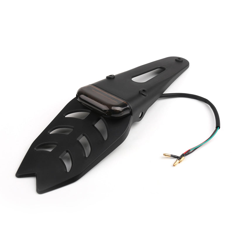 Motocicleta Dirt Endure Bike LED Fender Tail Freio Traseiro Vire Placa de Carro Luz Genérica