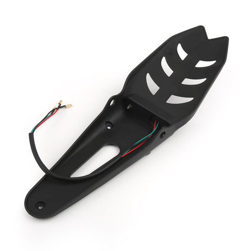 Motocicleta Dirt Endure Bike LED Fender Tail Freio Traseiro Vire Placa de Carro Luz Genérica