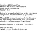 Kotflügel hinten Spritzschutz Kotflügel Eliminator für BMW R1200R NINE T 2014-2017 Generic