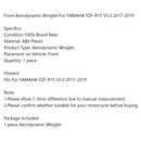 Motorcykel frontpanel vingebeklædning til YAMAHA YZF-R15 V3.0 2017-2019 Generisk