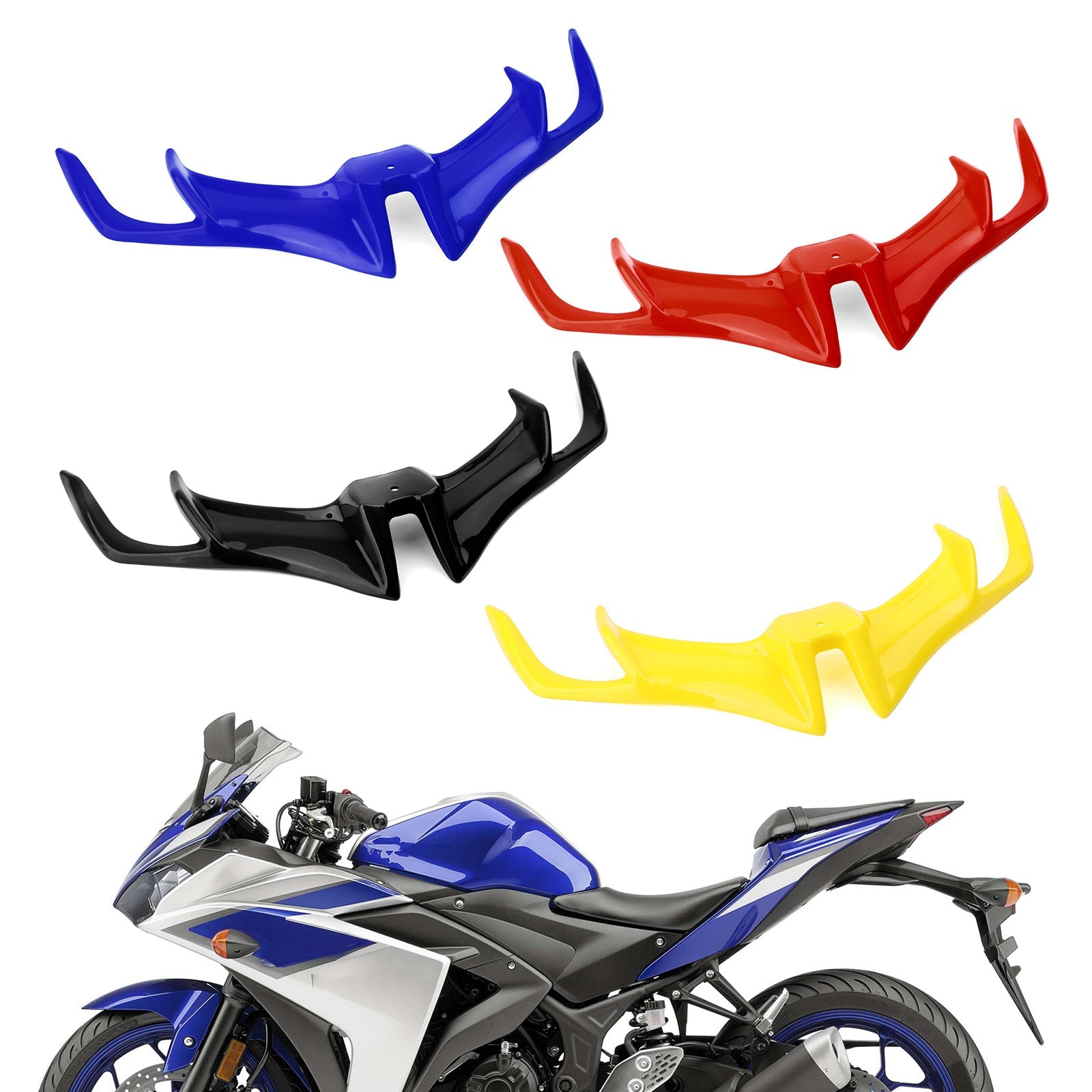 Yzf R15 Fairing Motorcycle Front Panel Winglet Fairing For YAMAHA YZF-R15 V3.0 2017-2019
