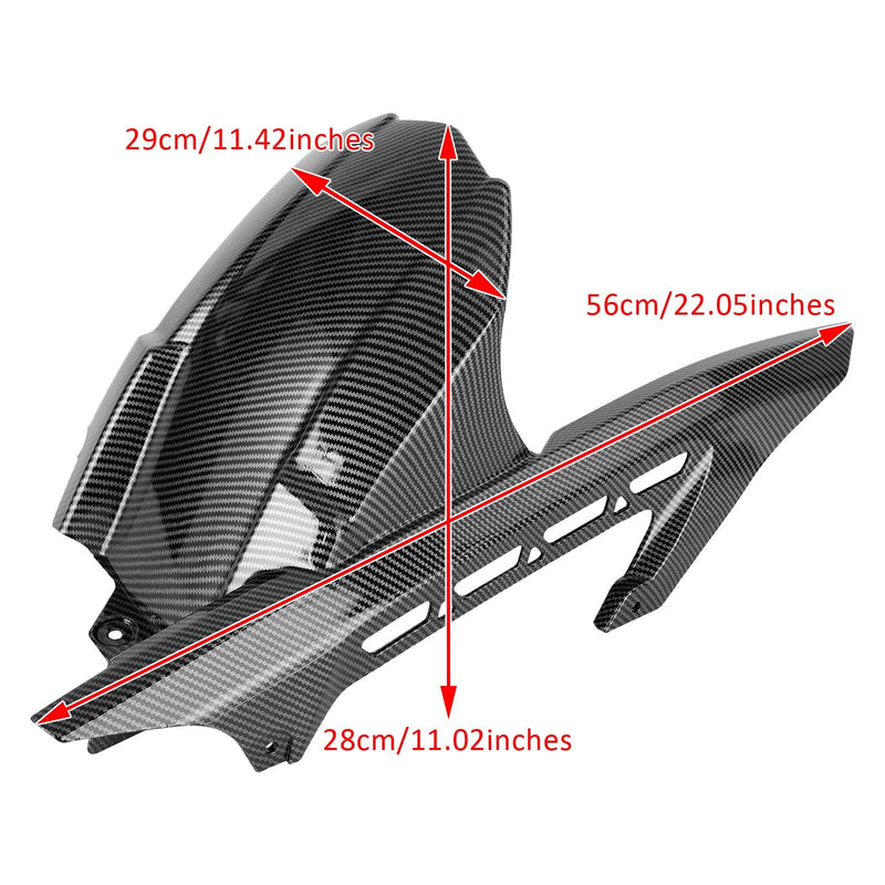 Pára-lama traseiro da motocicleta protetor de pneu para Kawasaki Z900 Z900RS 17+