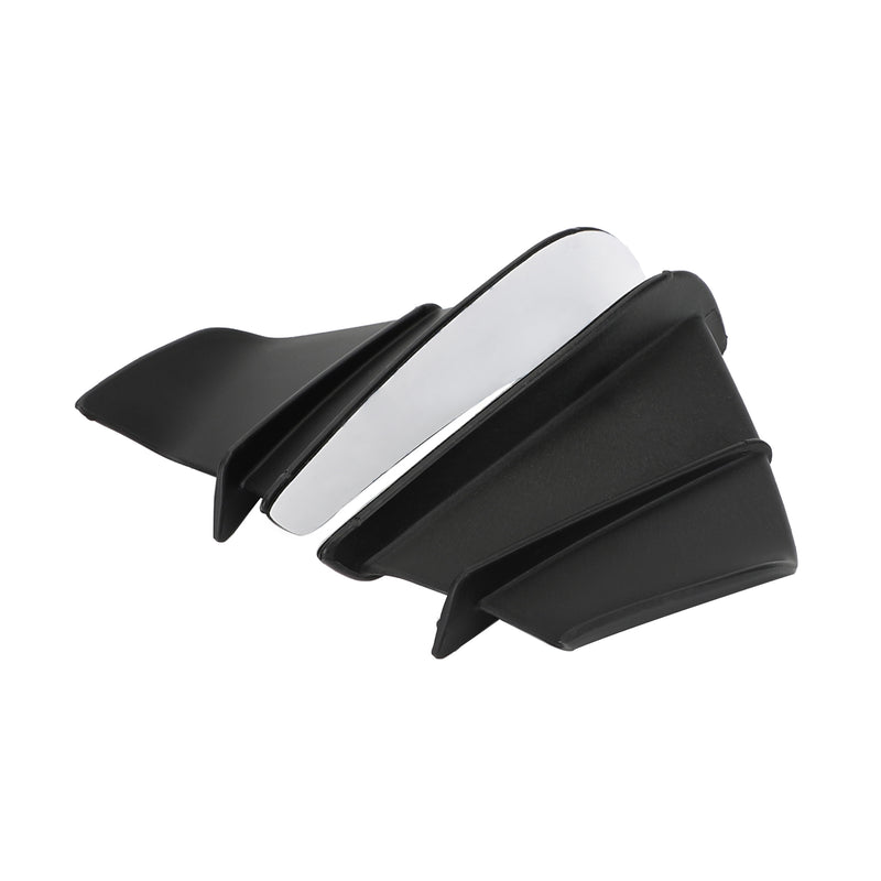 Black Side Winglet Wing Fin Spoiler Fairing Cover for Honda Cbr650R Cbr500R Cb1000R Generisk