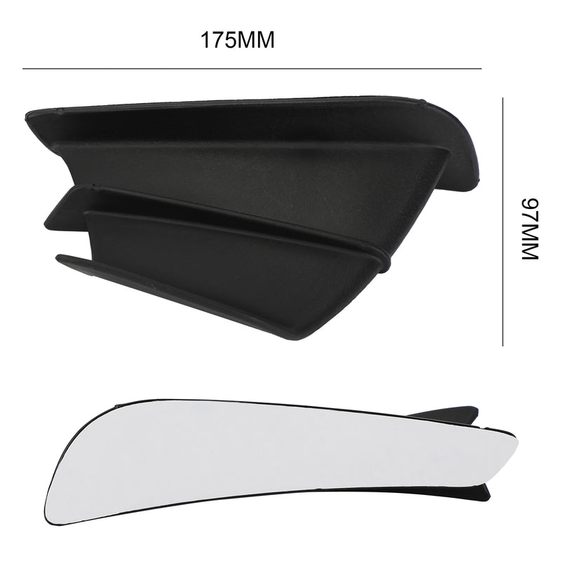 Black Side Winglet Wing Fin Spoilerin suojakotelo Honda Cbr650R Cbr500R Cb1000R Genericille