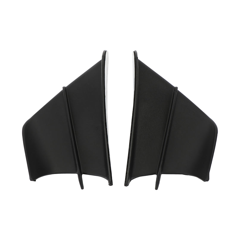 Black Side Winglet Wing Fin Spoiler Fairing Cover for Honda Cbr650R Cbr500R Cb1000R Generisk