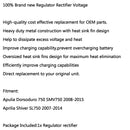 Regulador retificador para Aprilia Shiver SL750 GT 07-16 Dorsoduro 750 SMV750 08-16 Genérico