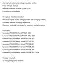 Retificador regulador de tensão para Kawasaki VN1600B Mean Streak VNT60B 2004-2008 Genérico