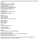 Retificador regulador de tensão para Honda CRM 250 CRM250 MK1 MK2 MD24 1989-1993