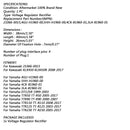 Regulador rectificador de voltaje para Kawasaki KLX450 KLX450R 2008-2017 21066-0015 genérico