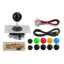 Knapper + Joystick + USB Encoder Arcade Game DIY 3in1 Kits 0 Delay Fit til MAME PC