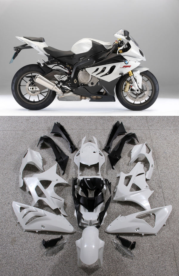 Fairings for 2009-2014 BMW S1000RR Hvit SRR Generic