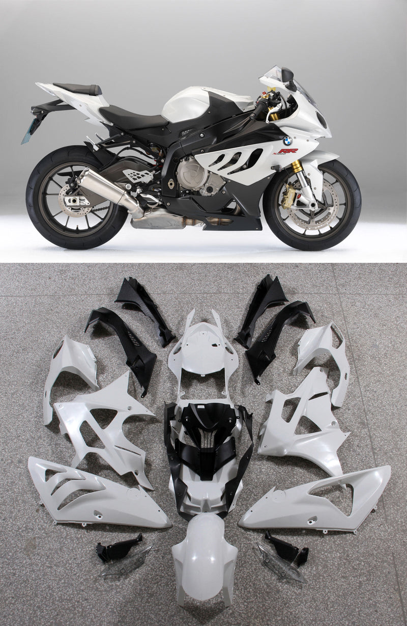 Kåpa för 2009-2014 BMW S1000RR Vit SRR Racing Generic