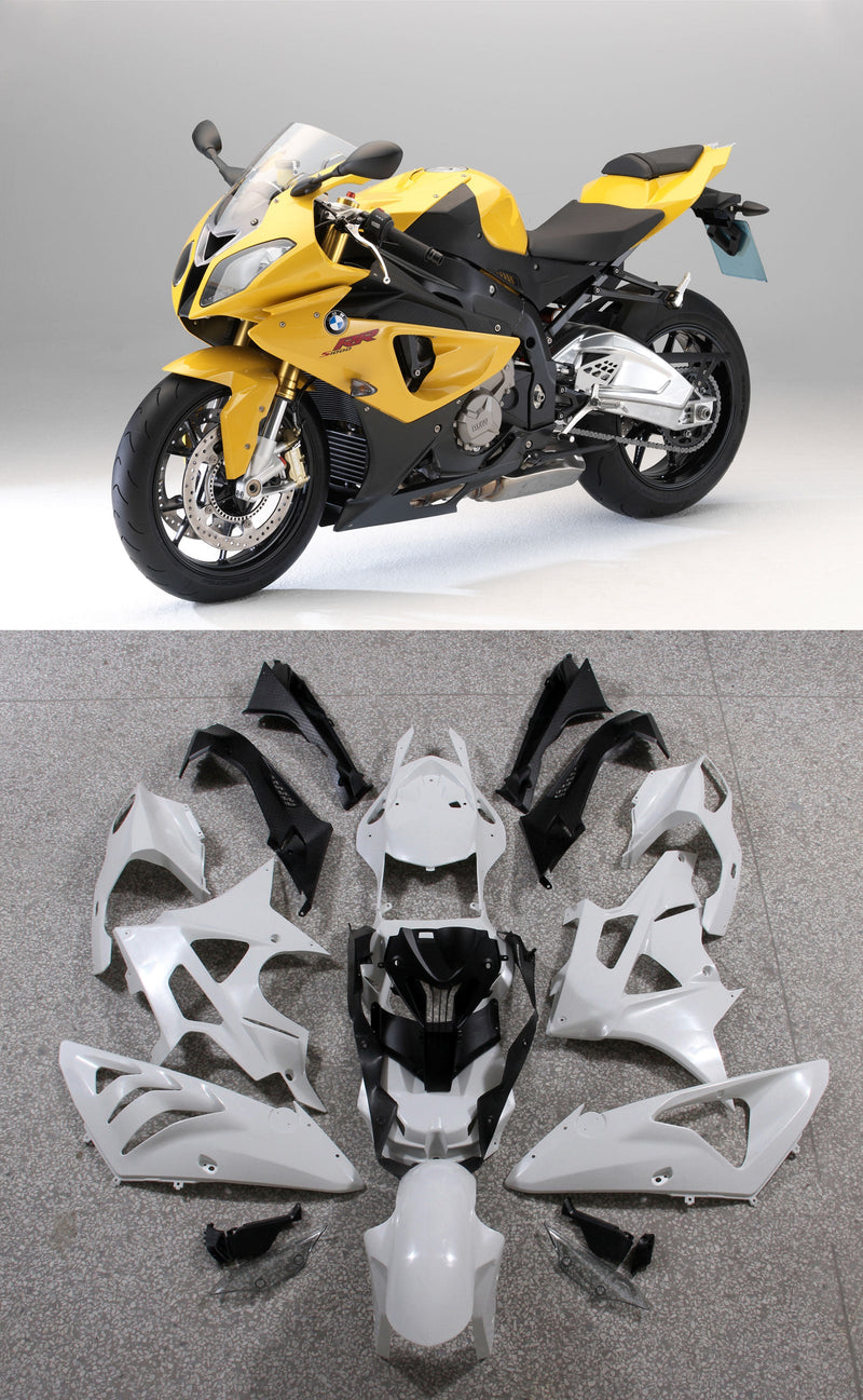 Owiewki na lata 2009-2014 BMW S1000RR Żółte SRR Racing Generic