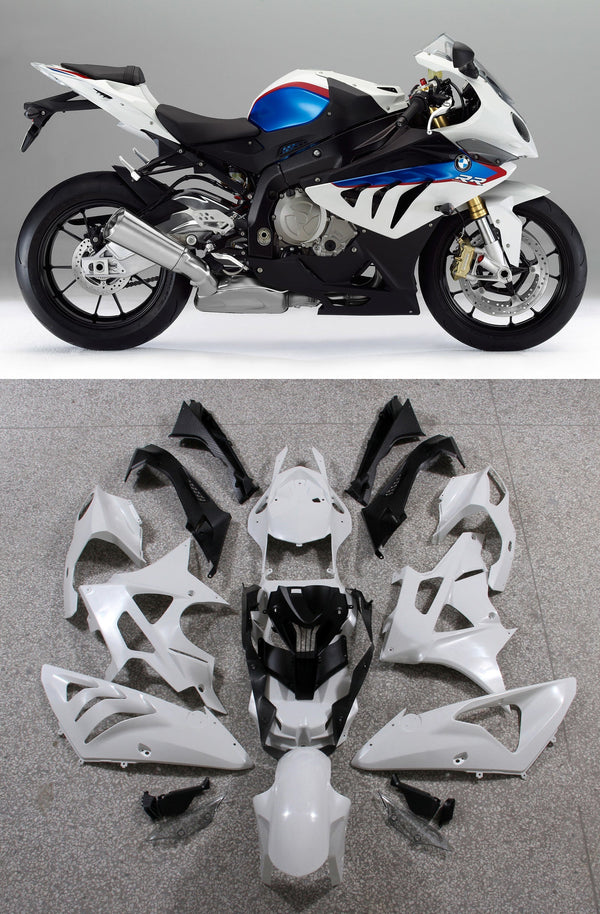 Carenagens para 2009-2014 BMW S1000RR branco azul SRR genérico