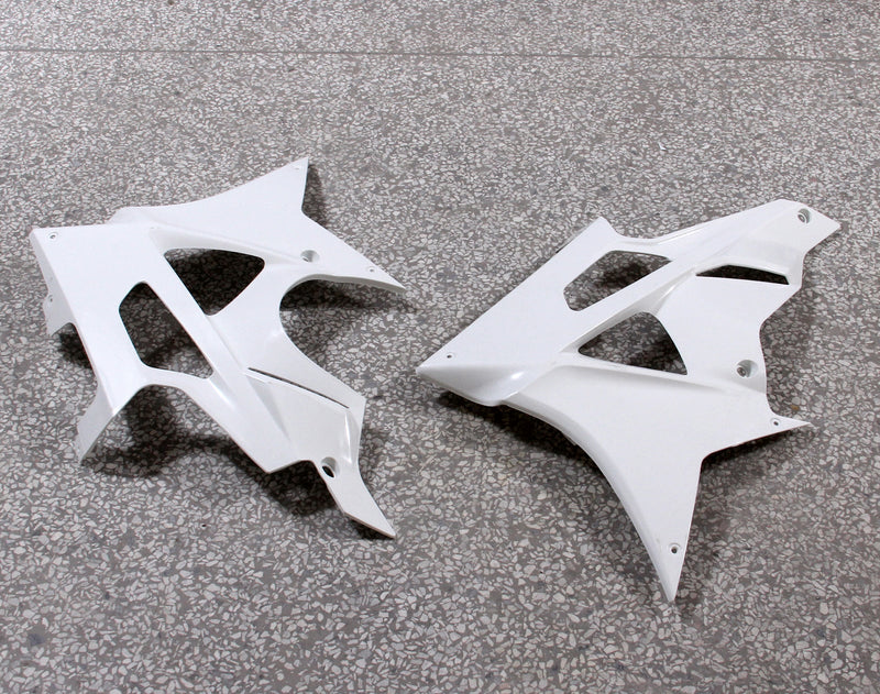 Fairings for 2009-2014 BMW S1000RR White SRR Racing Generic