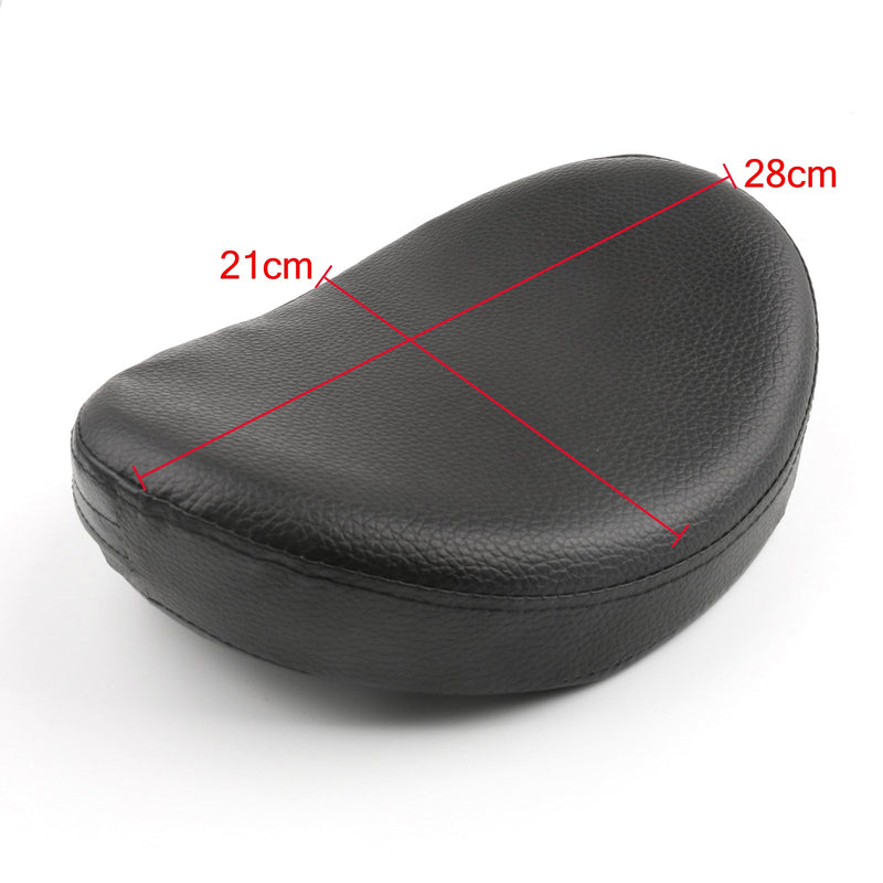 Universal Backrest Cushion Pad for Honda Kawasaki Suzuki Touring Yamaha Black