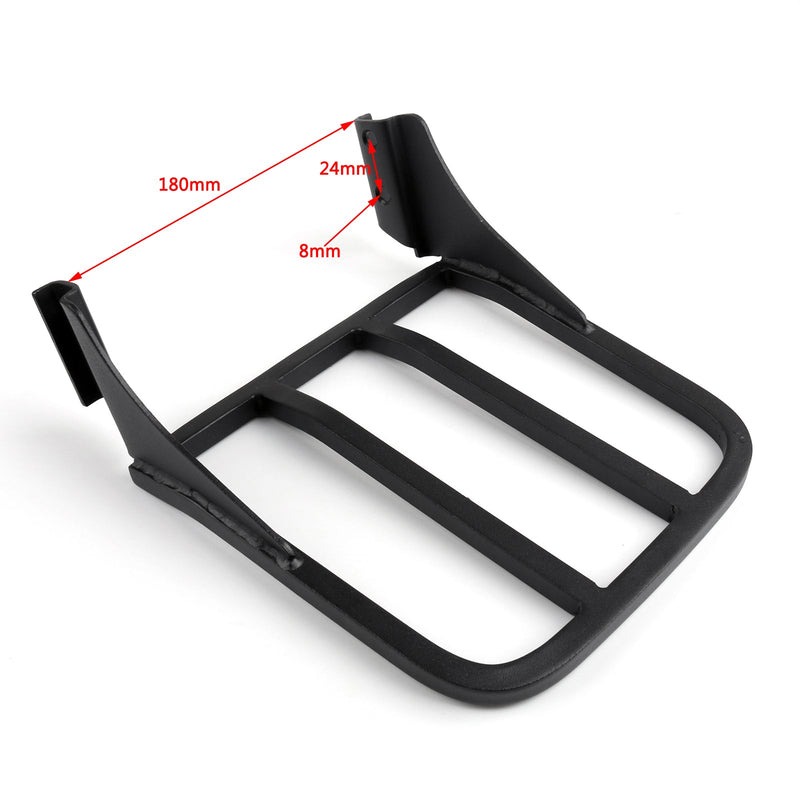 Portaequipajes con respaldo Sissy bar para FLSTF FLST FLSTC FLSTSC FLSTS FXST genérico