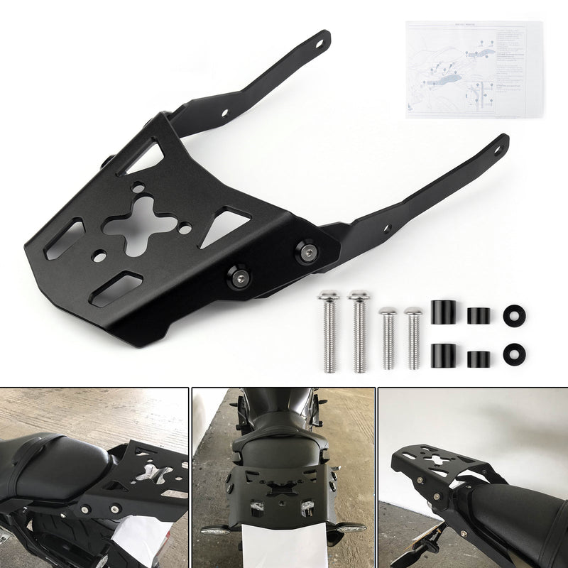 Black Luggage Rack Rear Carrier Plate kit For Yamaha MT-10 2016-2017